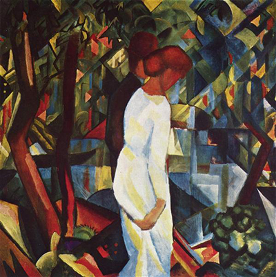 Couple in the Woods August Macke